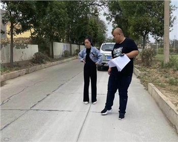 前往康店至趙溝進行原始數(shù)據(jù)的采集、測量工作